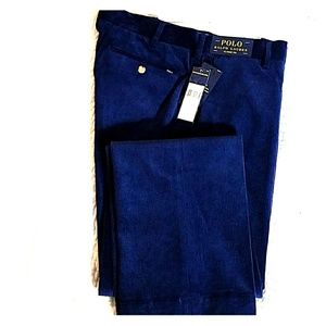 Ralph Lauren 32×32 corduroy Navy Blue Pants